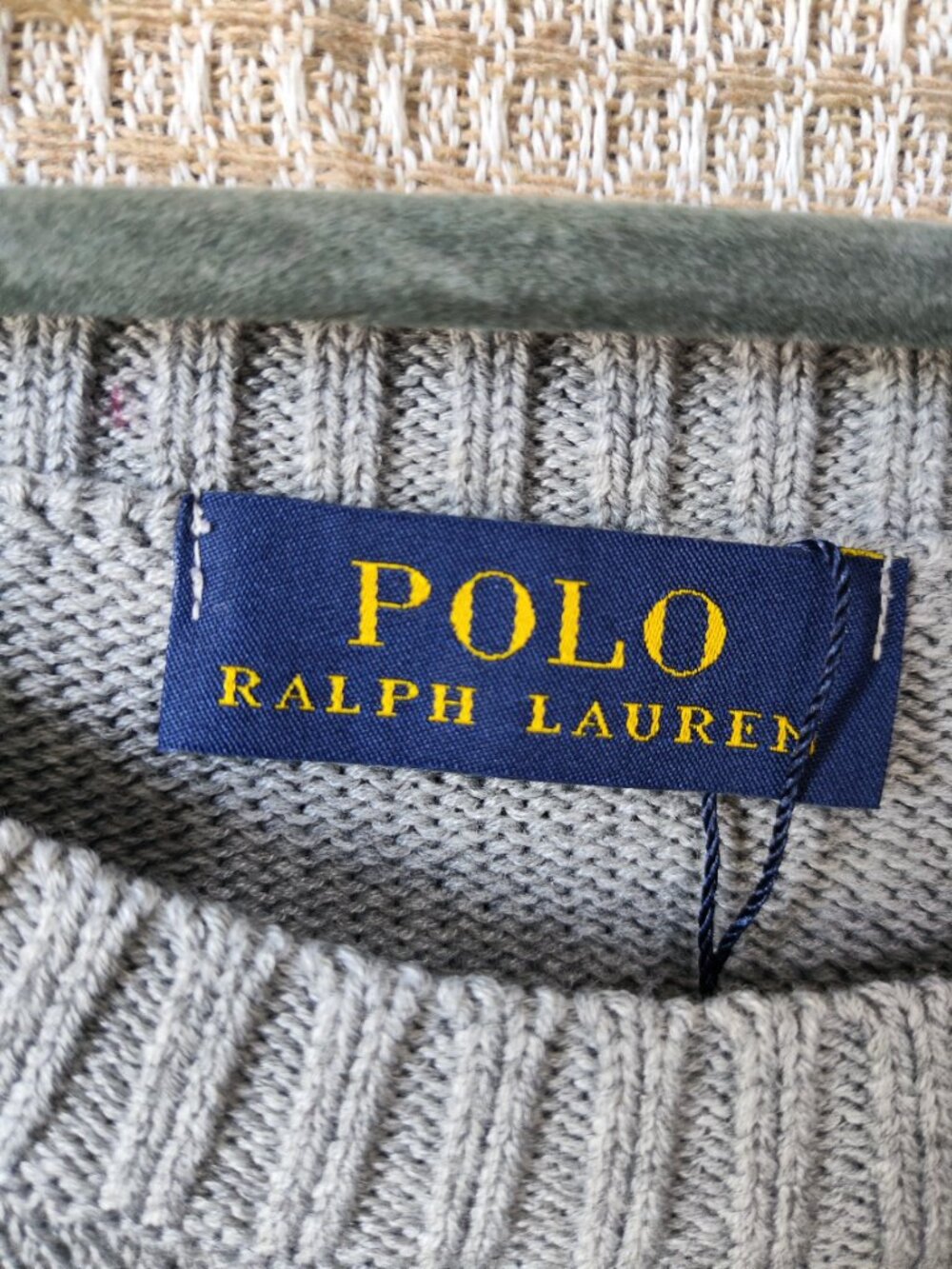 Polo Ralph Lauren Grey Polo Bear Crew Neck Sweater - Picture 5 of 9